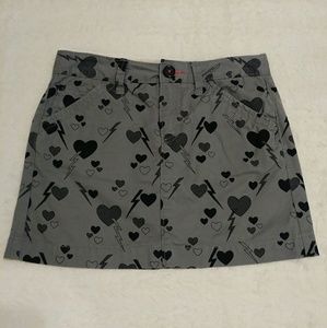 Old Navy Hearts and Lighting Skirt